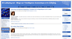 Desktop Screenshot of ie-lobbying.net